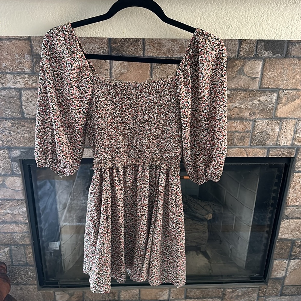 Princess Polly Women’s Mini Dress Brown Floral